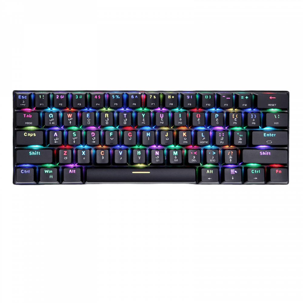 Devo Gaming Keyboard - SP60 Black - Blue Switch