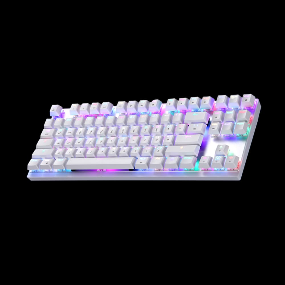 Devo Gaming Keyboard - ST80 White - Blue Switch 2