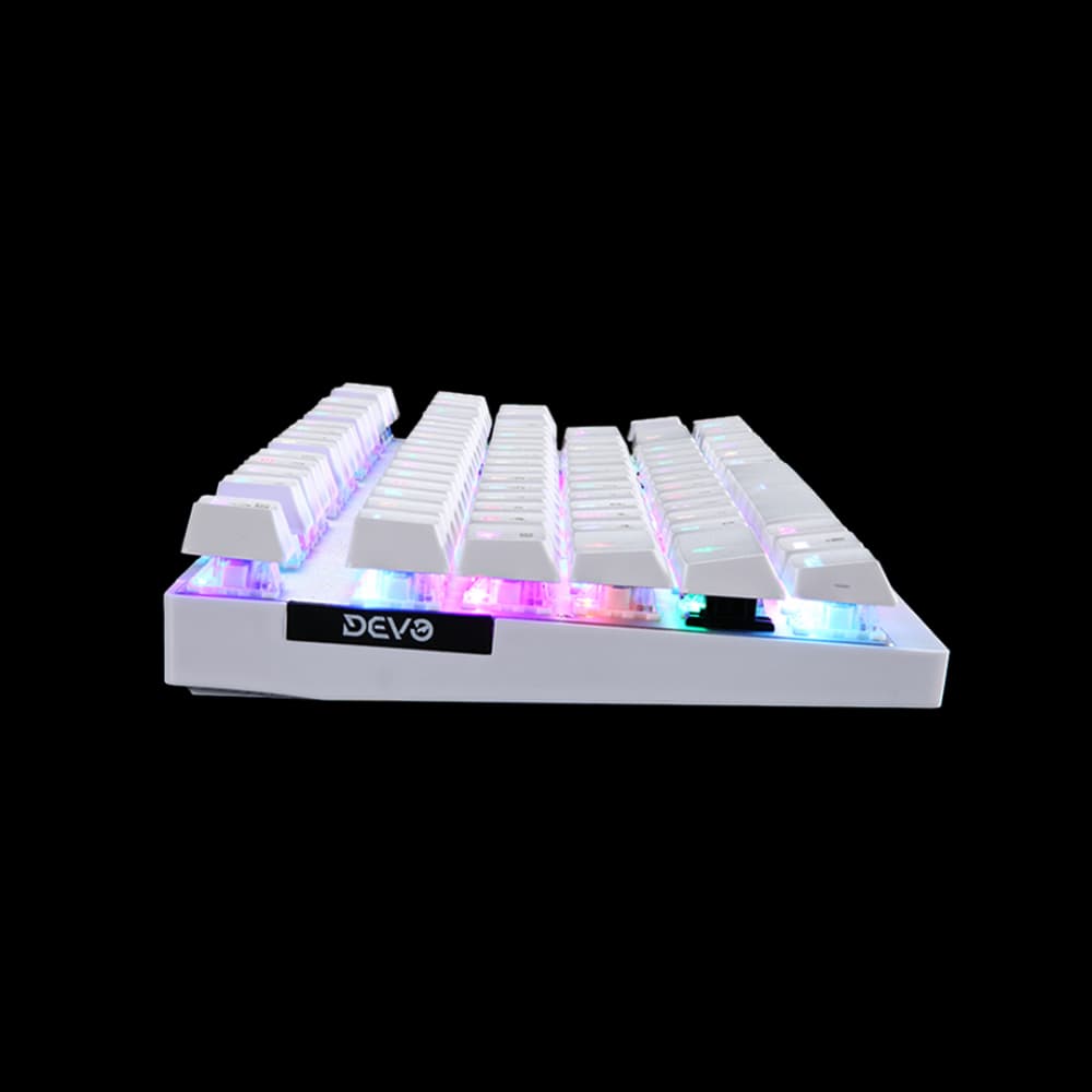 Devo Gaming Keyboard - ST80 White - Blue Switch 3