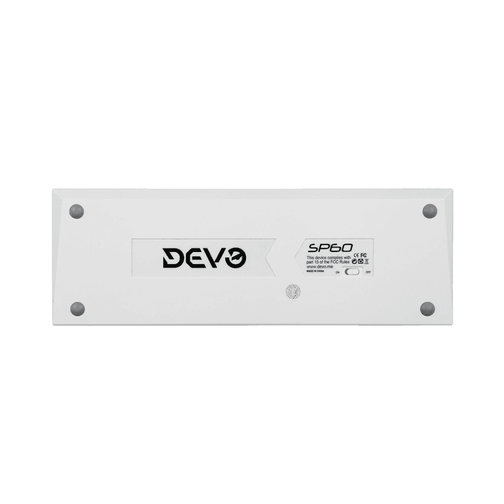 Devo Gaming Keyboard - SP60 White - Red Switch 3