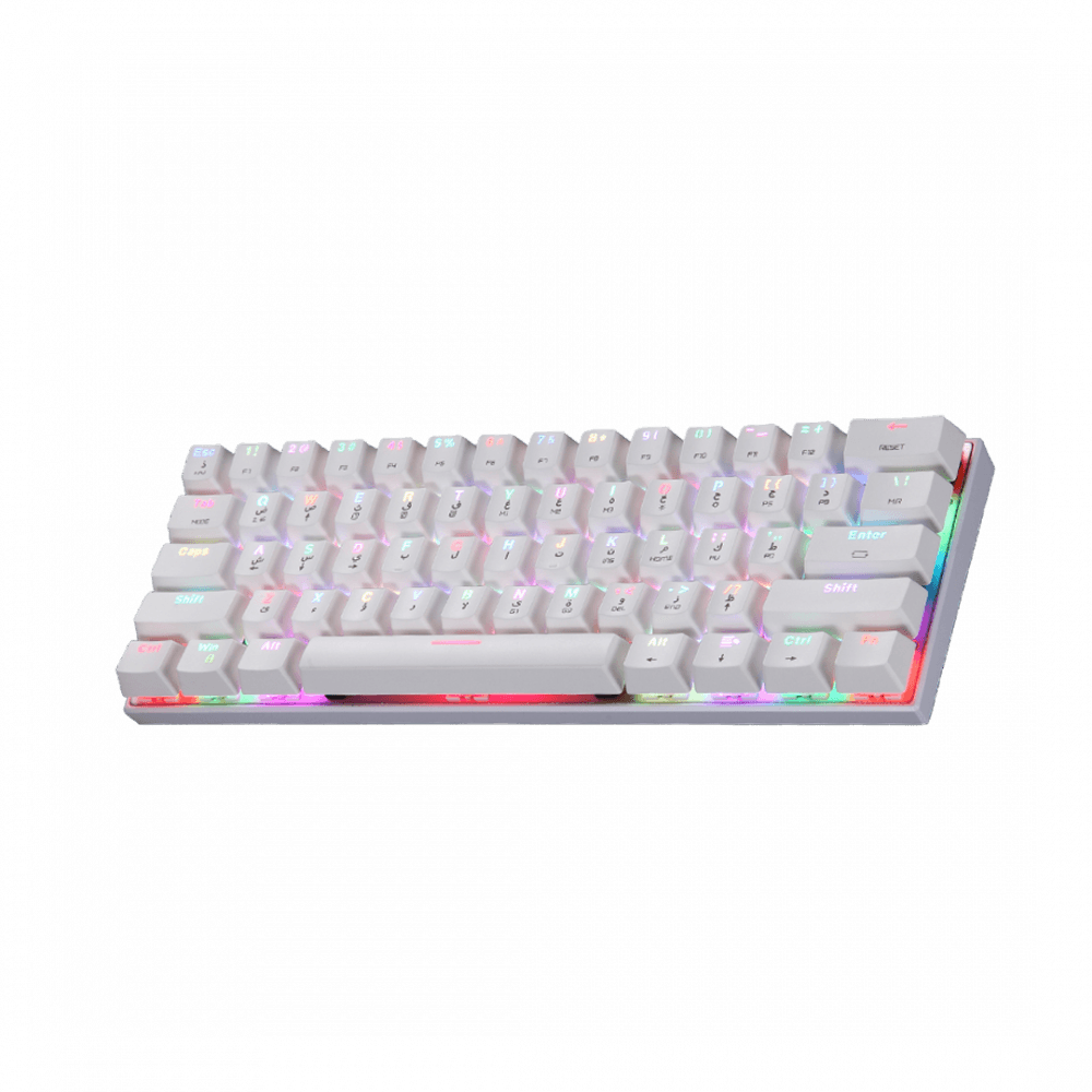Devo Gaming Keyboard - SP60 White - Red Switch 4