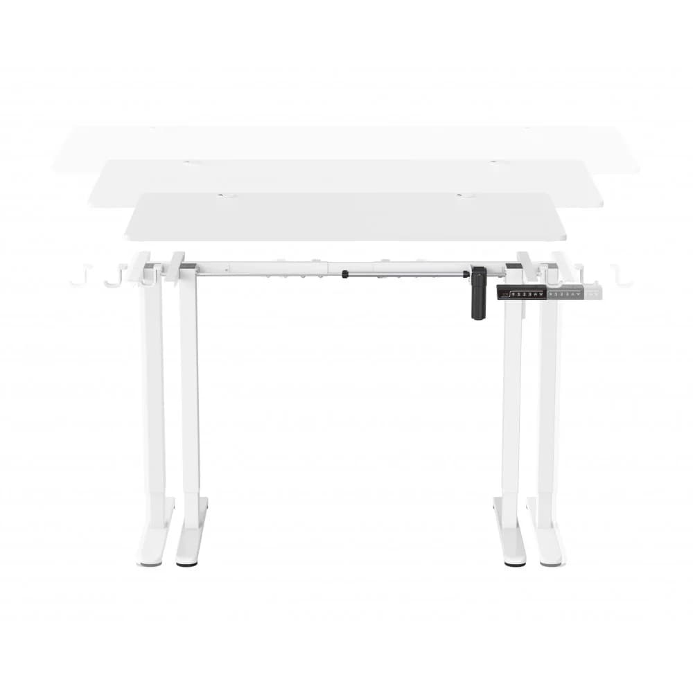 Devo Gaming Table - Agr Lite Frame - White 2
