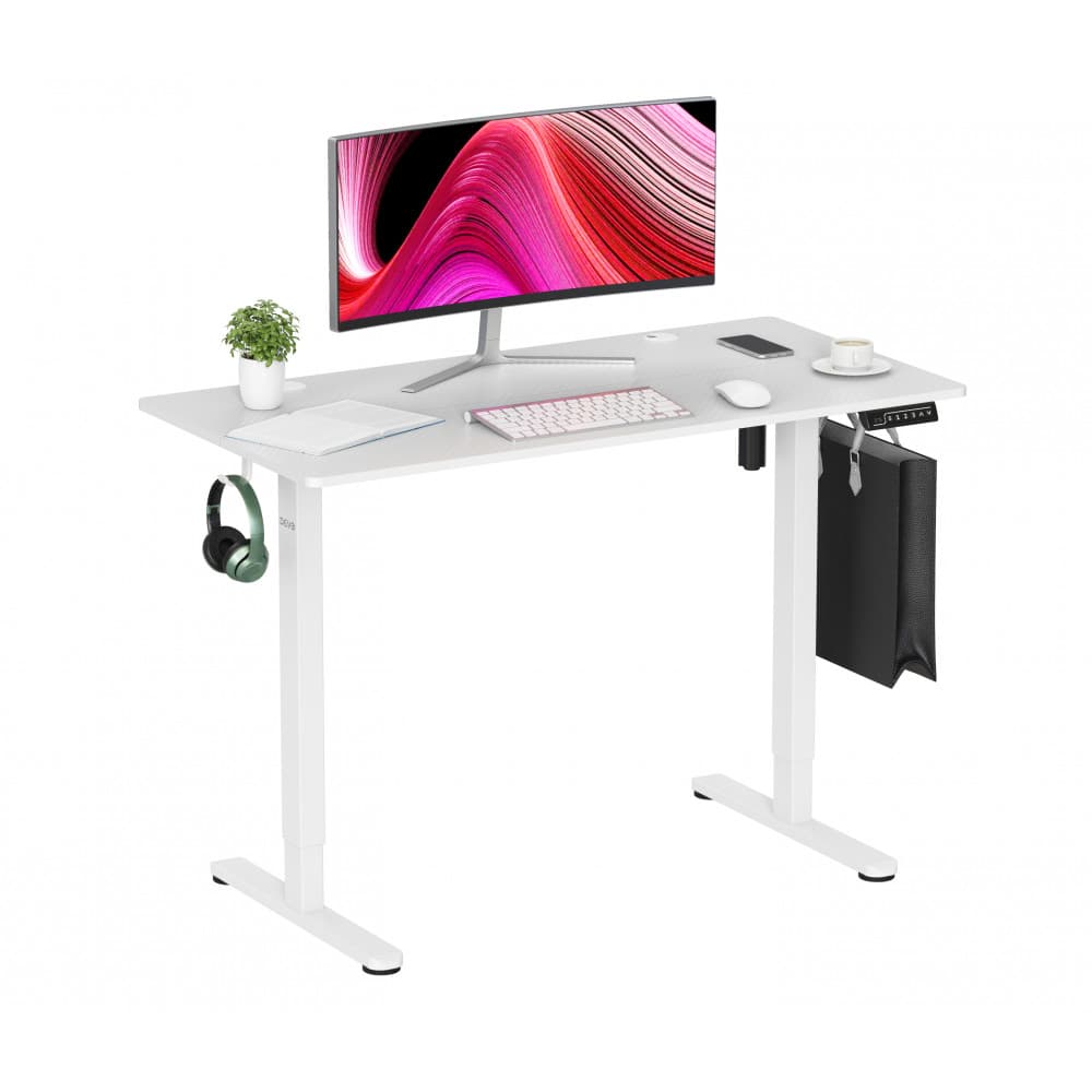 Devo Gaming Table - Agr Lite Frame - White 5