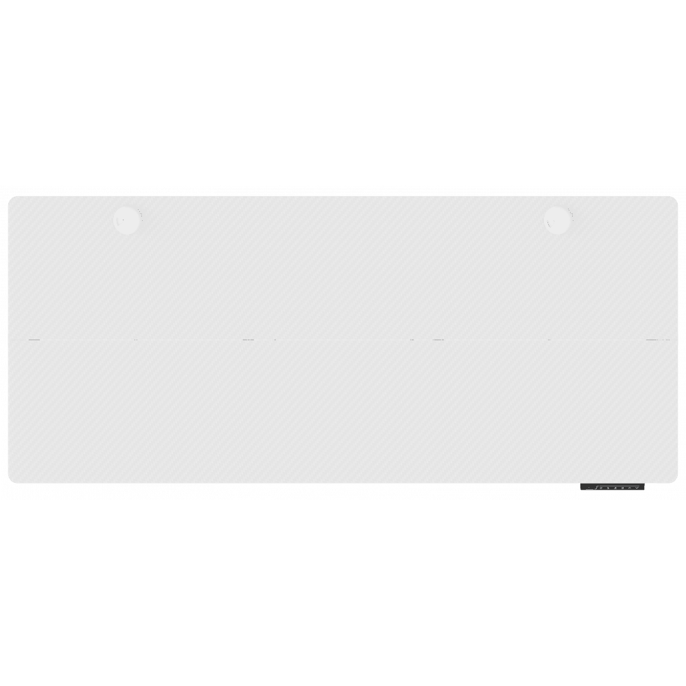 Devo Gaming Table - Agr Lite Tabletop - 140x60 - White Carbon
